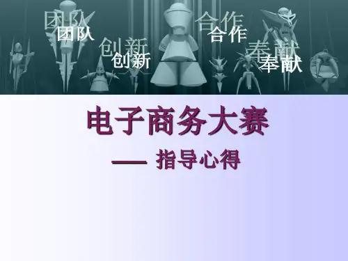 电子商务三创赛