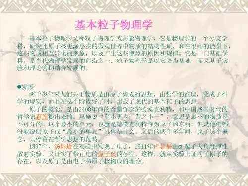 基本粒子物理学专题_2011