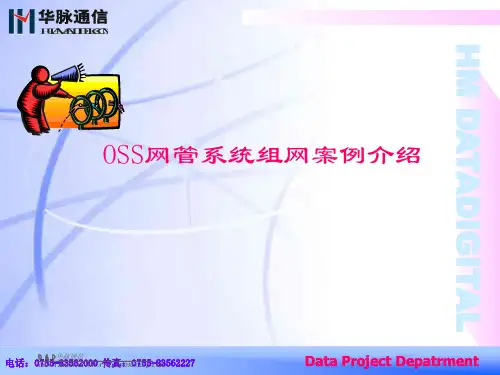 OSS网管系统组网案例介绍
