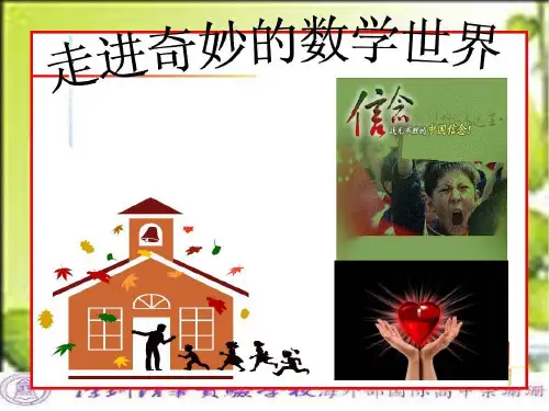 ★走进奇妙的数学世界--深圳清华实验学校海外部国际高中佘珊珊共103页文档