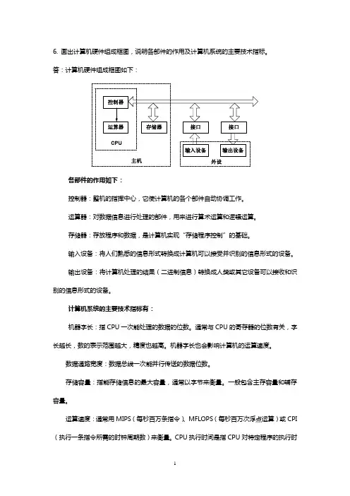 计算机组成原理