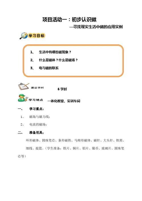 磁体和磁极