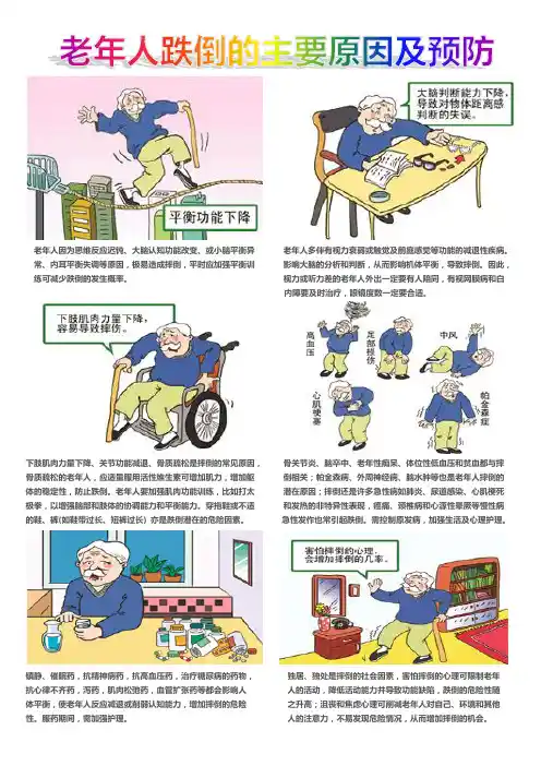 老年人跌倒的原因及预防