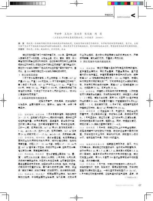 长江中下游地区西红花-水稻轮作模式探讨