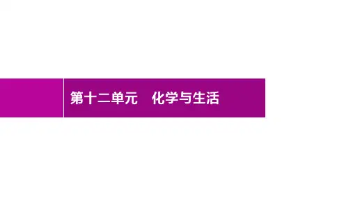 2020人教版化学九年级下册 12.1