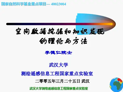 李德仁院士 空间数据挖掘和知识发现的理论与方法