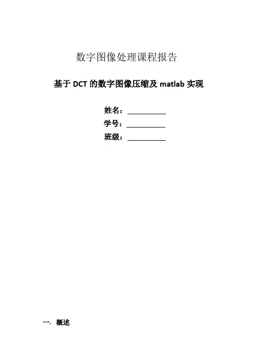 数字图像处理论文