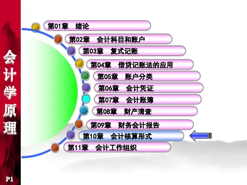 会计学原理-10-会计核算形式
