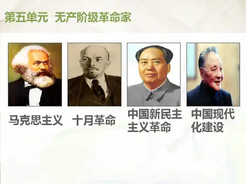 人教版高中历史选修4优质课件1：第1课  科学社会主义的奠基人马克思