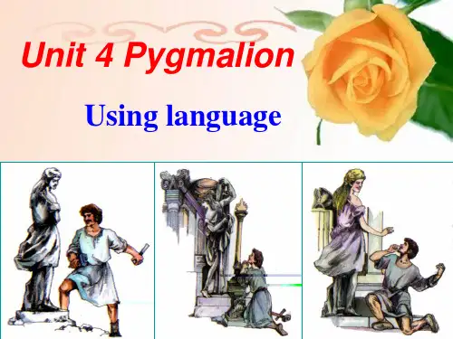 人教课标版高中英语选修8Unit4Using language (共34张PPT)