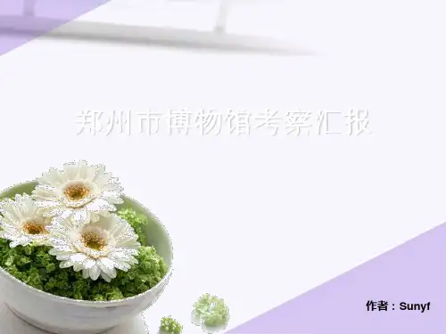 郑州市博物馆考察汇报