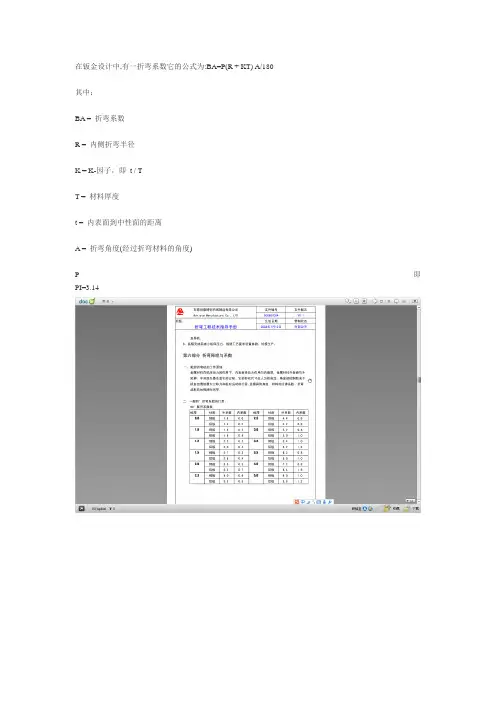 折弯R角