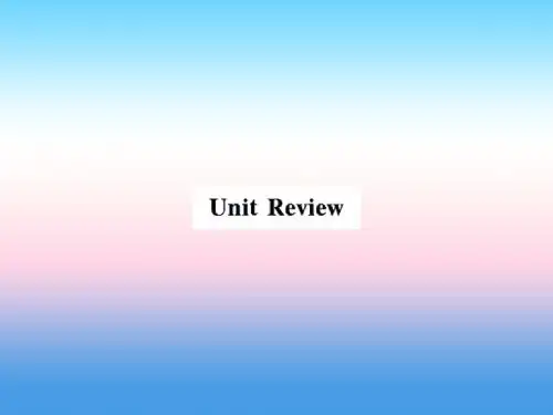 2019年秋七年级英语上册 Unit 2 Colours and Clothes review课件 (新版)冀教版教育精品.ppt