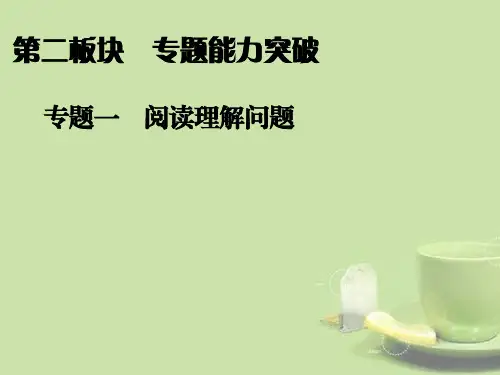 2013年中考数学二轮专题复习 专题一 阅读理解问题课件