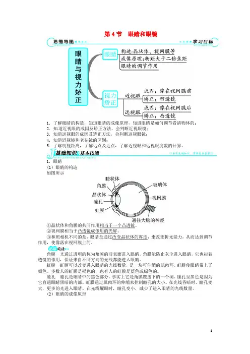 【志鸿全优设计】2013-2014学年八年级物理上册 第五章 透镜及其应用 第4节讲解与例题 (新版)新人教版