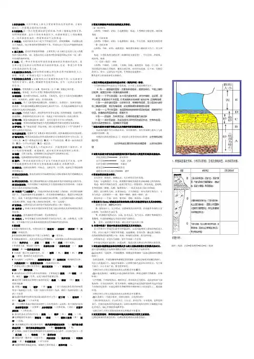 沉积学复习题