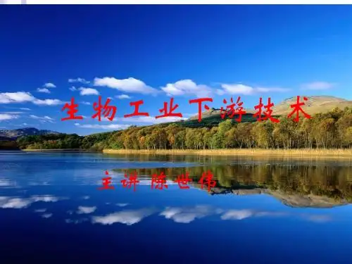 生物工业下游技术
