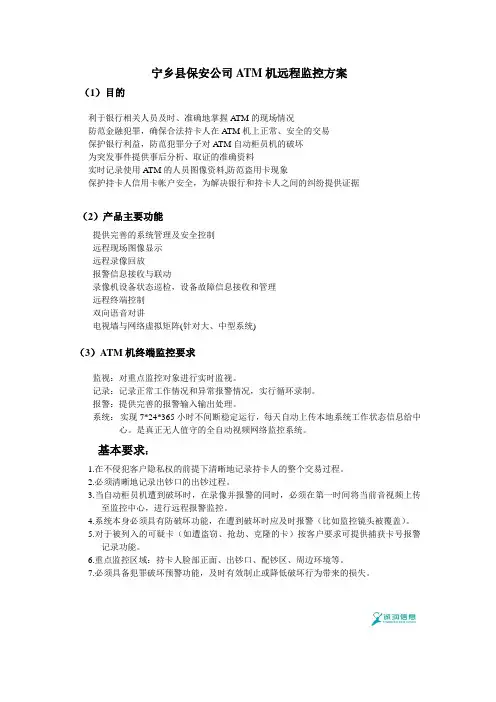 ATM监控