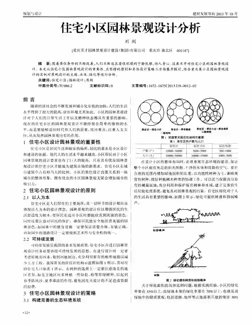 住宅小区园林景观设计分析
