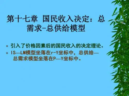 第17章总需求与总供给