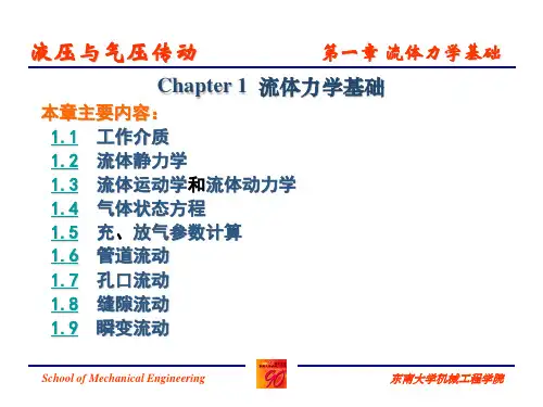 液压与气压传动1_王积伟教授_东南大学