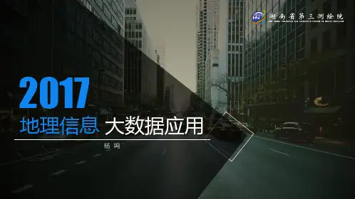 地理信息大数据应用