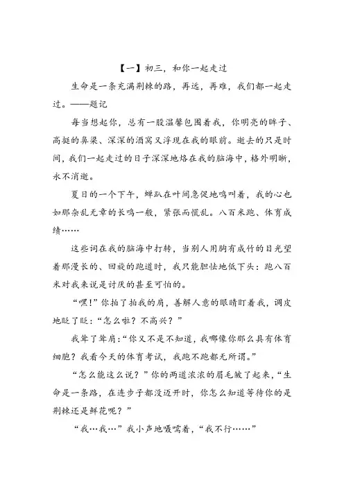 小升初优秀作文十篇