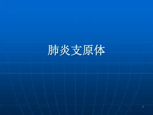 肺炎支原体PPT课件