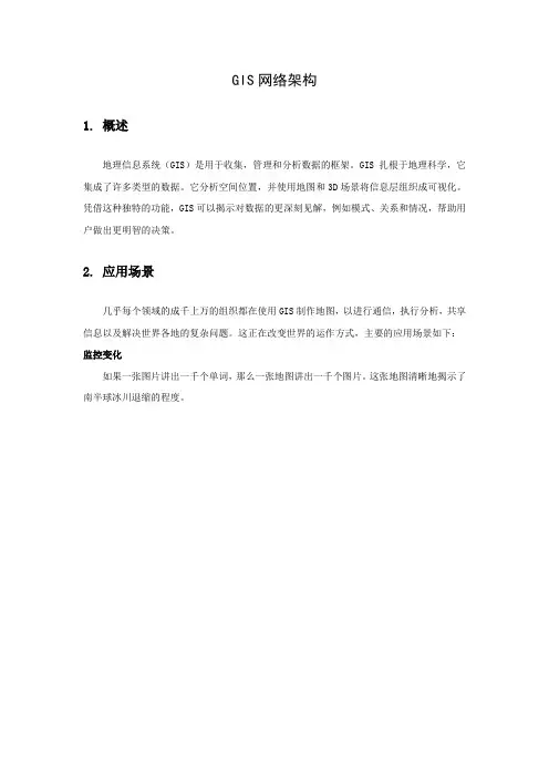 GIS网络架构