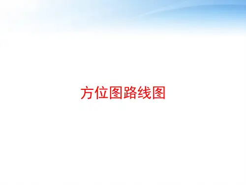 方位图路线图 ppt课件