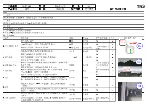 锡膏印刷作业指导书 2
