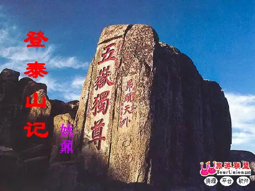 登泰山记