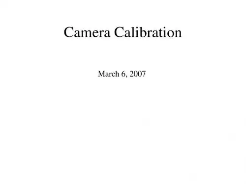 Calibration