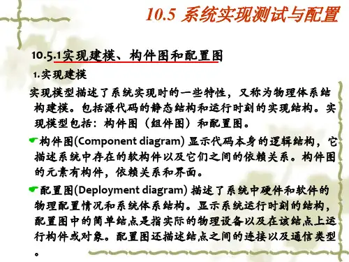 实现建模、构件图和配置图