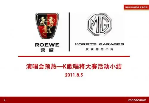 演唱会预热—K歌唱将大赛活动小结