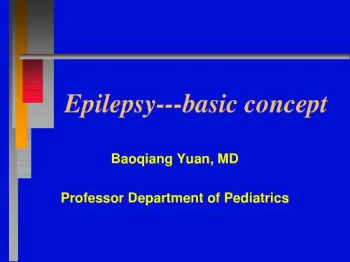 epilepsy-basic concept and review