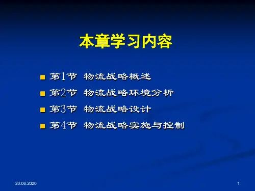 第2章物流战略规划共47页