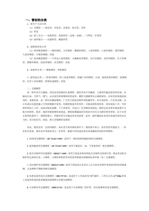钢板知识大全