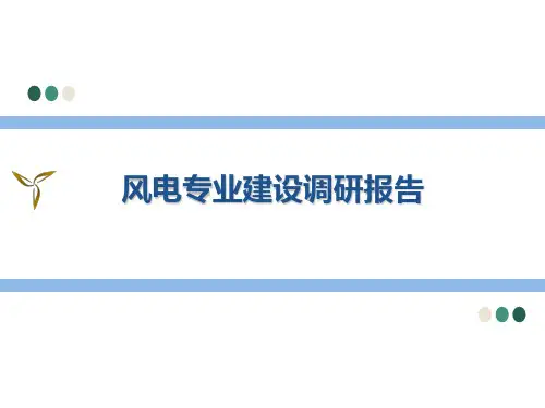 风电行业调研报告