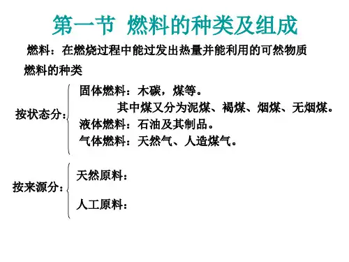 热力学工程与设备 第三章 燃料燃烧