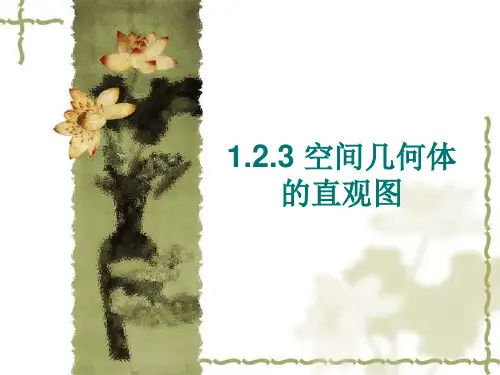高一数学直观图的画法