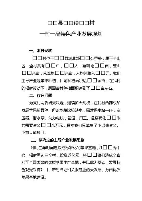 □□一村一品1