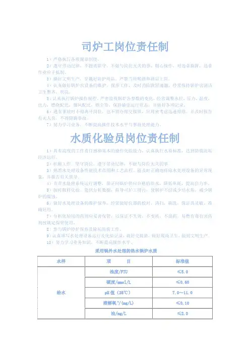锅炉房管理制度