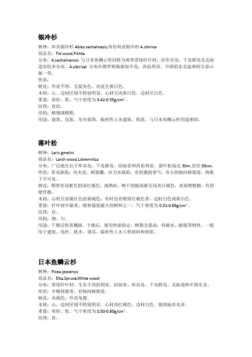 俄罗斯木材