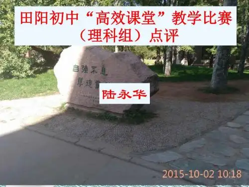高效课堂教学点评