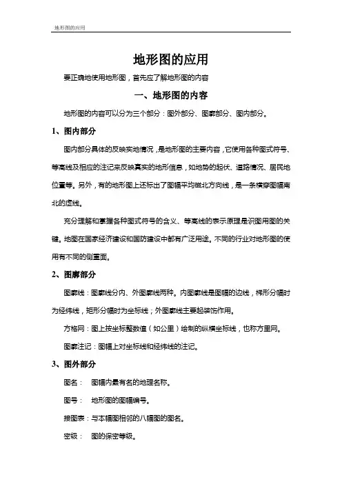 地形图的应用 2