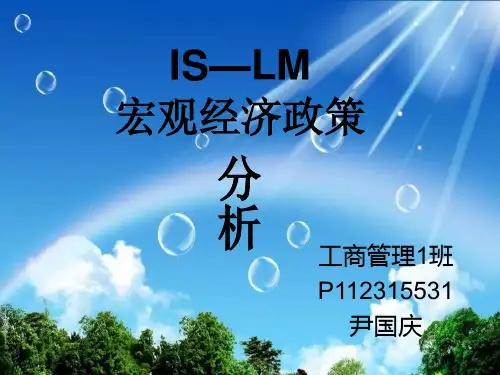 IS—lm曲线分析宏观经济