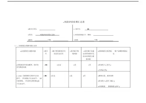 风险评估结果汇总表.docx