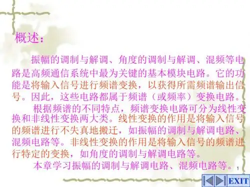 第五章 振幅调制