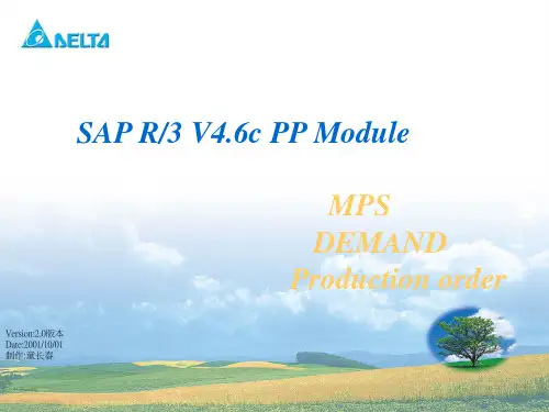 SAP 高级教程系列-PP模块